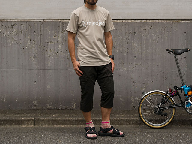 【リンプロジェクト ロゴT】バックポケット付き Tシャツ ロゴプリント 吸汗速乾 No.2243 日本製
