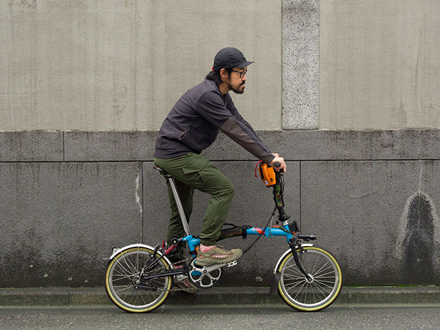 【バイクマンジョガー】10分丈パンツ MoveFit ストレッチ 撥水 防風 軽量 ベルト内蔵 日本製 No.3208